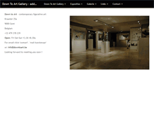 Tablet Screenshot of downtoart.be